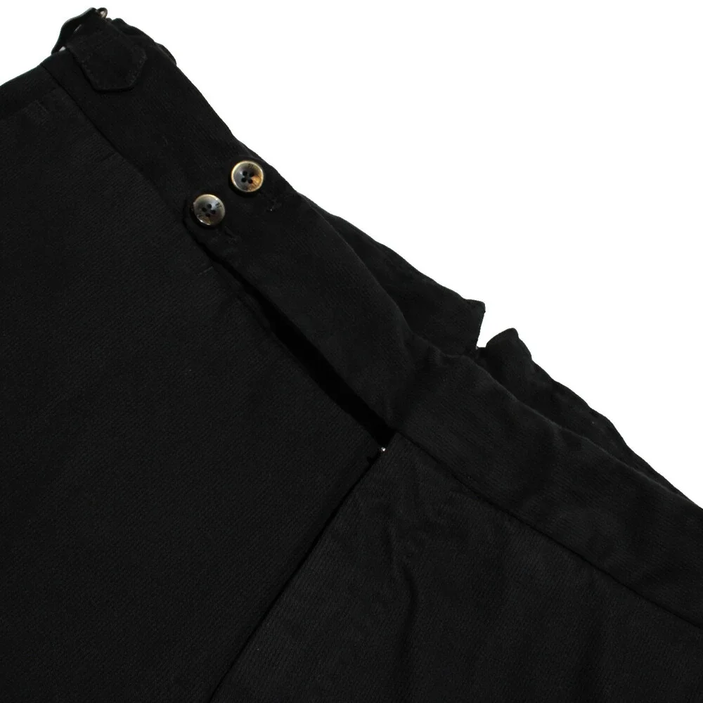 PT Torino NWT Chinos / Casual Pants Size 52 (US 36) Slim Fit Black Modal Blend